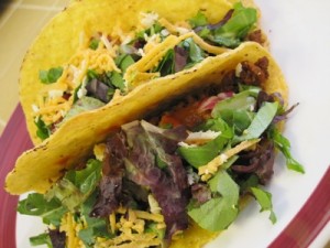 Healthy, vegan and gluten free chickpea taco recipe