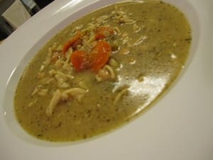 Healthy, Gluten Free and Vegan Mediterranean Chicken Noodle Soup Recipe