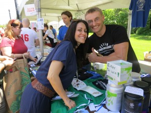 At Austin Vegfest with Vegan Bodybuilder Robert Cheeke