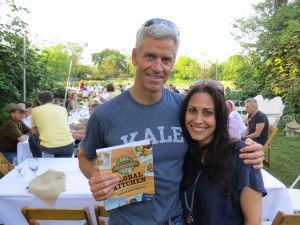 Carolyn Scott-Hamilton, The Healthy Voyager, with Rip Esselstyn at Farms 2 Forks