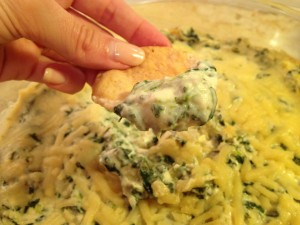 Vegan and Gluten Free Cheezy Spinach Artichoke "Parmesan" Dip Recipe