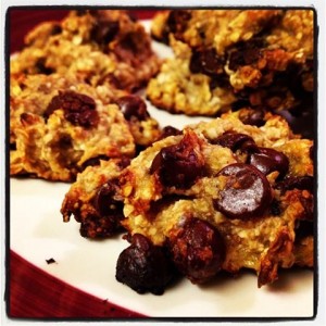 Vegan and Gluten Free Quinoa Banana Chocolate Chip Cookies Recipe