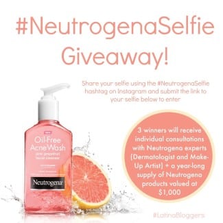 Neutrogena Selfie Giveaway Healthy Voyager