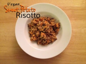 Vegan sweet optato risotto recipe