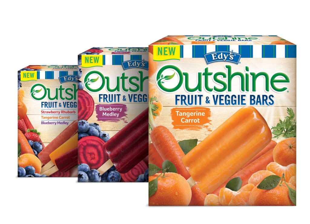 Fruit bar. Outshine. Продукт компании Dreyers.