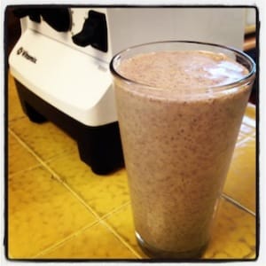 raw chocolate peanut butter stpevia shake