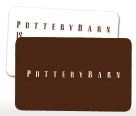 pottery bran gift card