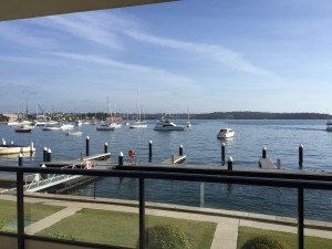 view from roomorama flat in sydney australia