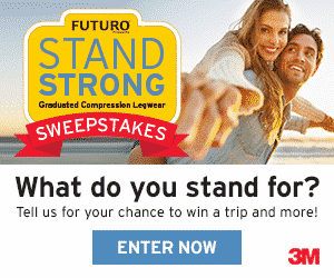 Futuro Stand Strong Sweepstakes Banner 300x250