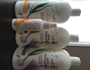 nora ross garlic hair products review