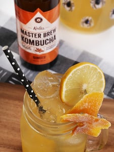 healthy voyager kevita kombucha cocktail halloween