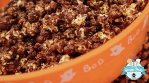 healthy voyager vegan trick or treat chocolate caramel popcorn
