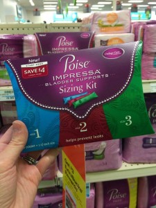 poise impressa at walmart