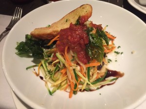 vegan options at canaletto