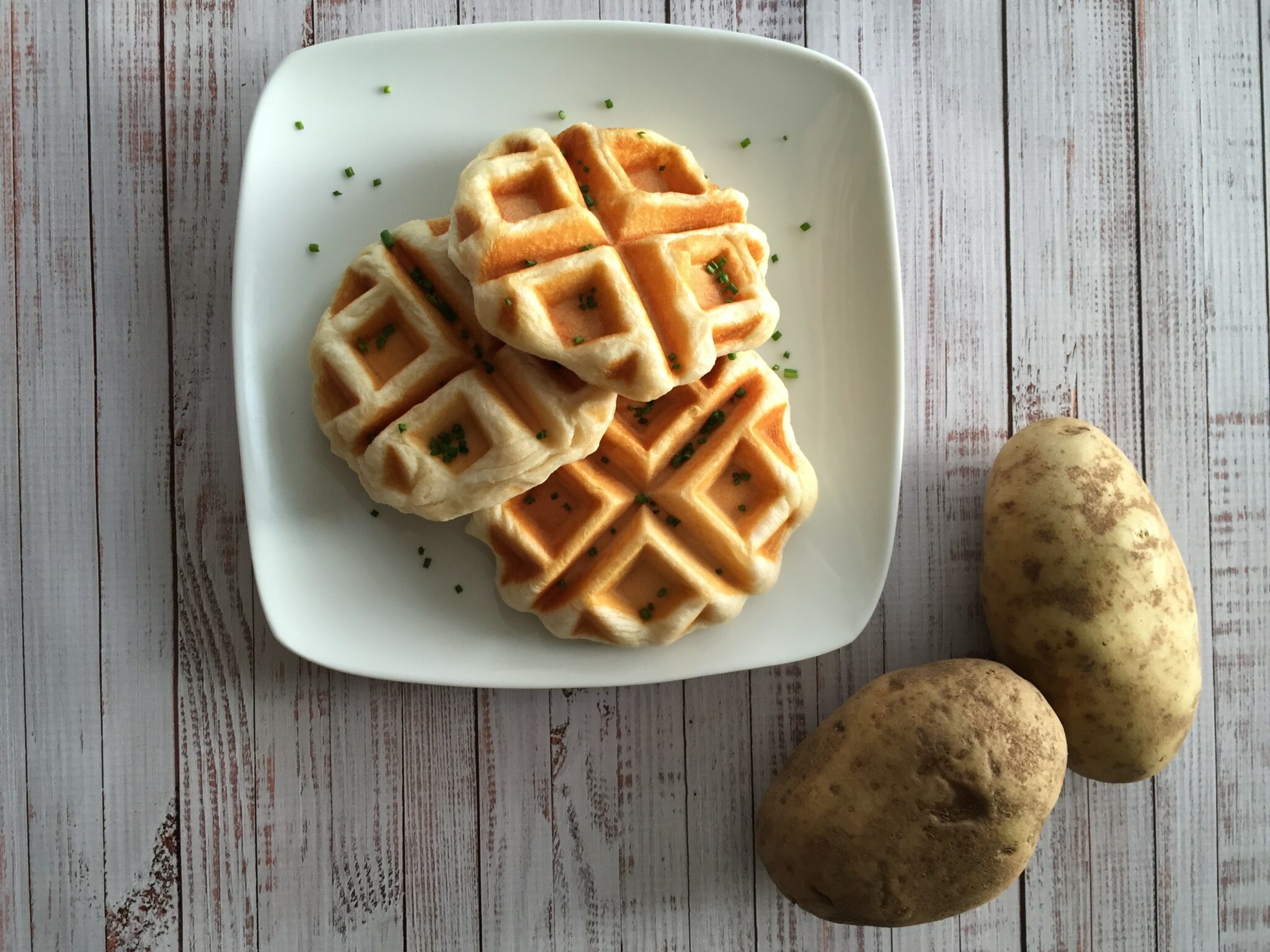 vegan mashed potato waffles recipe
