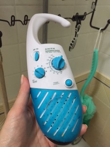 shower radio