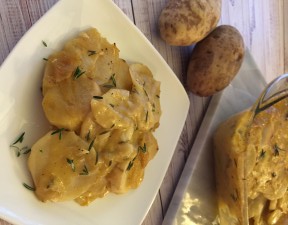vegan garlic scalloped potato recipe