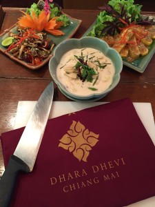 dhara dhevi vegan cooking class chiang mai healthy voyager