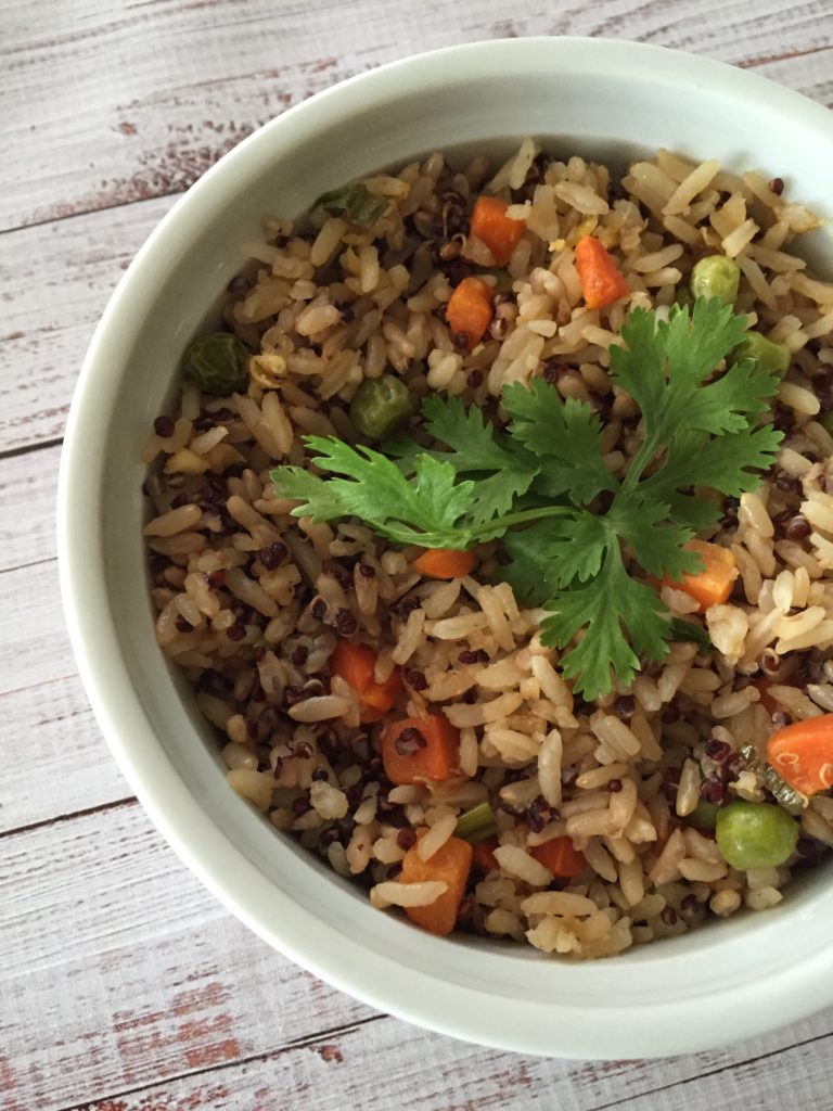 Minute Rice Ready to Serve - Quinoa Fried Rice - The Healthy Voyager