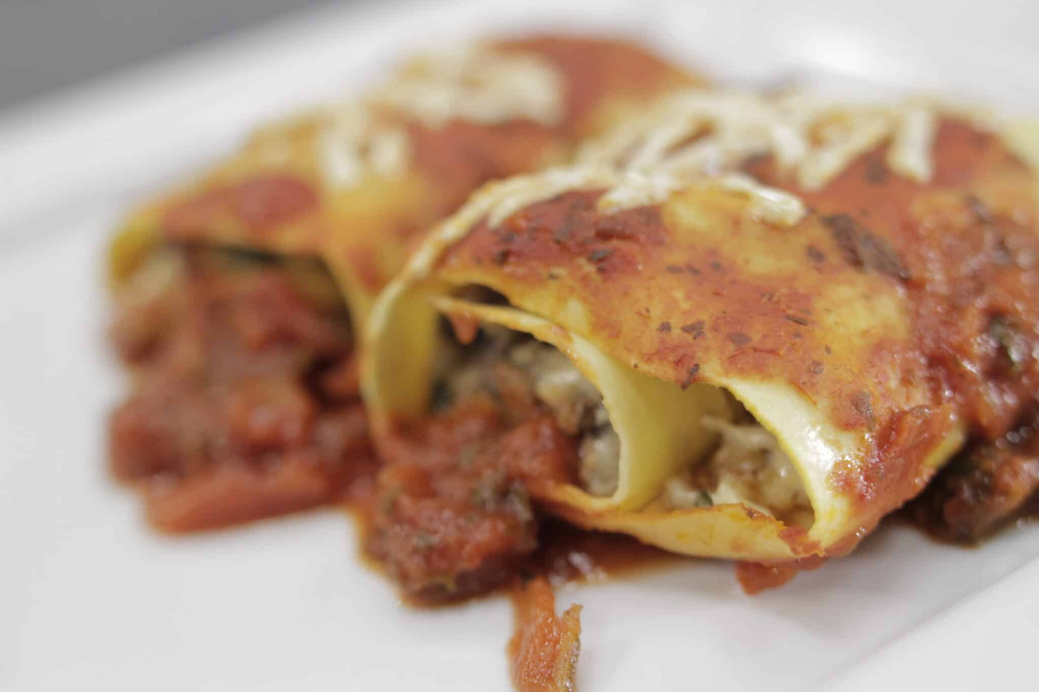 vegan lasagna rolls