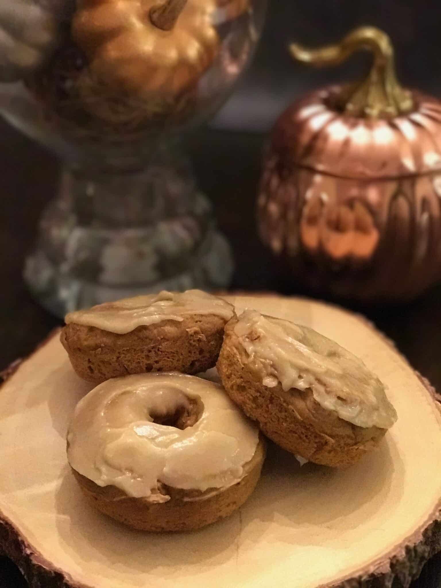 vegan maple glazed pumpkin spice donuts recipe