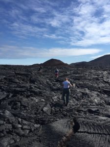 lava hiking galapagos