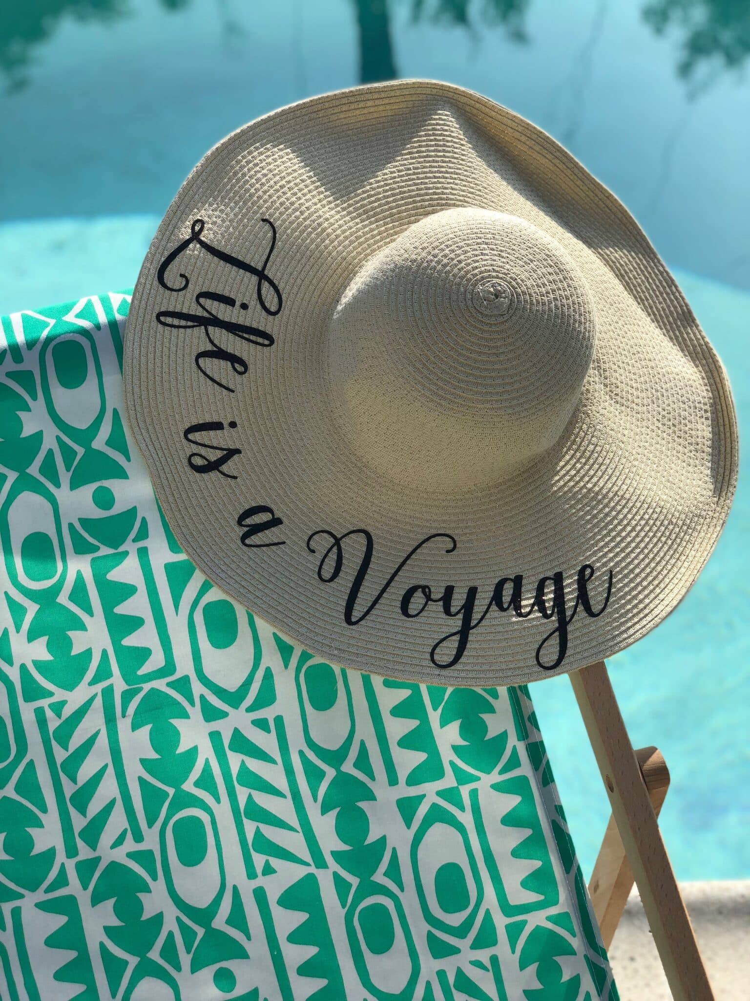 healthy voyager "life is a voyage" sunhat