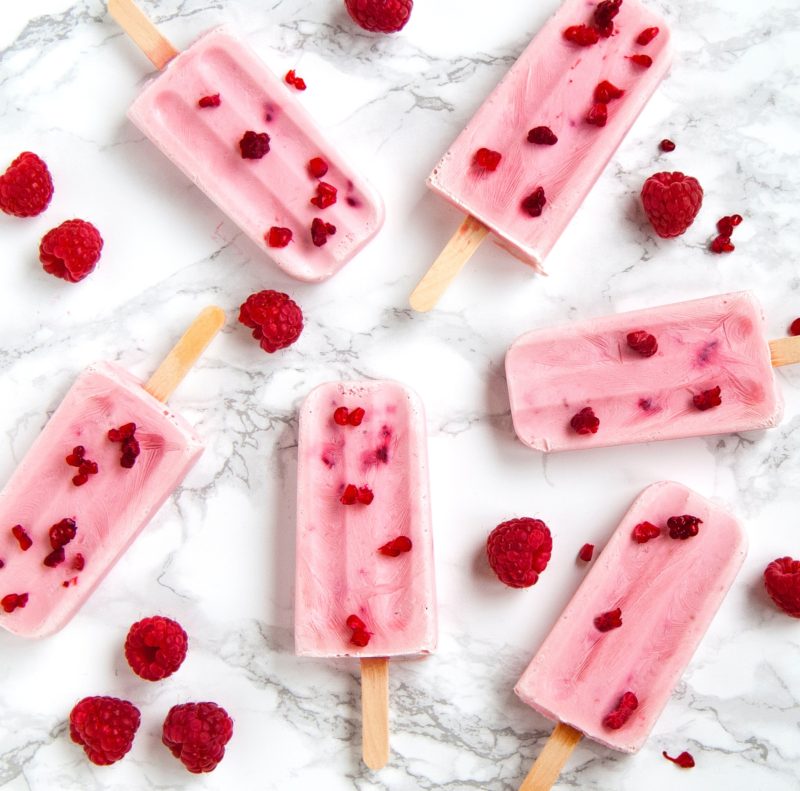 vegan creamy berry popsicle recipe