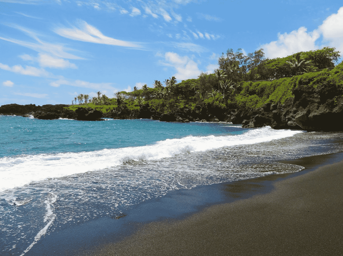 Hawaii has a lot of beautiful places, one of which...