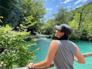 Playing in Plitvice