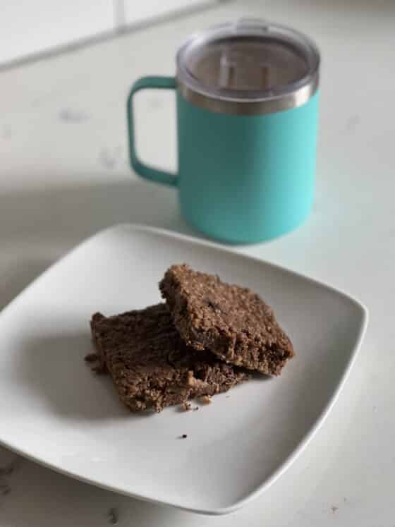 Vegan Protein Oatmeal Breakfast Brownies Recipe