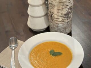 Savory Truffle Sage Carrot Bisque