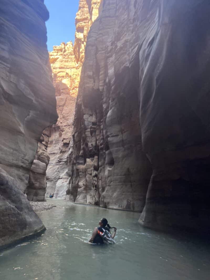 wadi mujib siq trail jordan healthy voyager