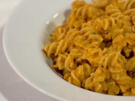 vegan garlic-and-sage-sweet-potato-pasta-sauce recipe
