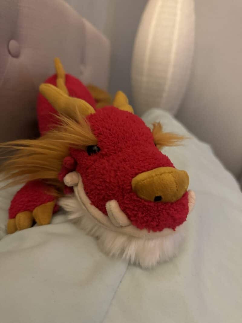 stuffed animal dragon