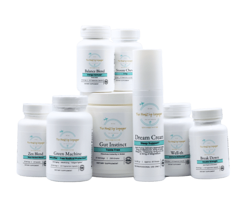 healthy voyager holistic travel supplements Deluxe Travel Anti-Jet Lag and Daily Travel Wellness Bundle