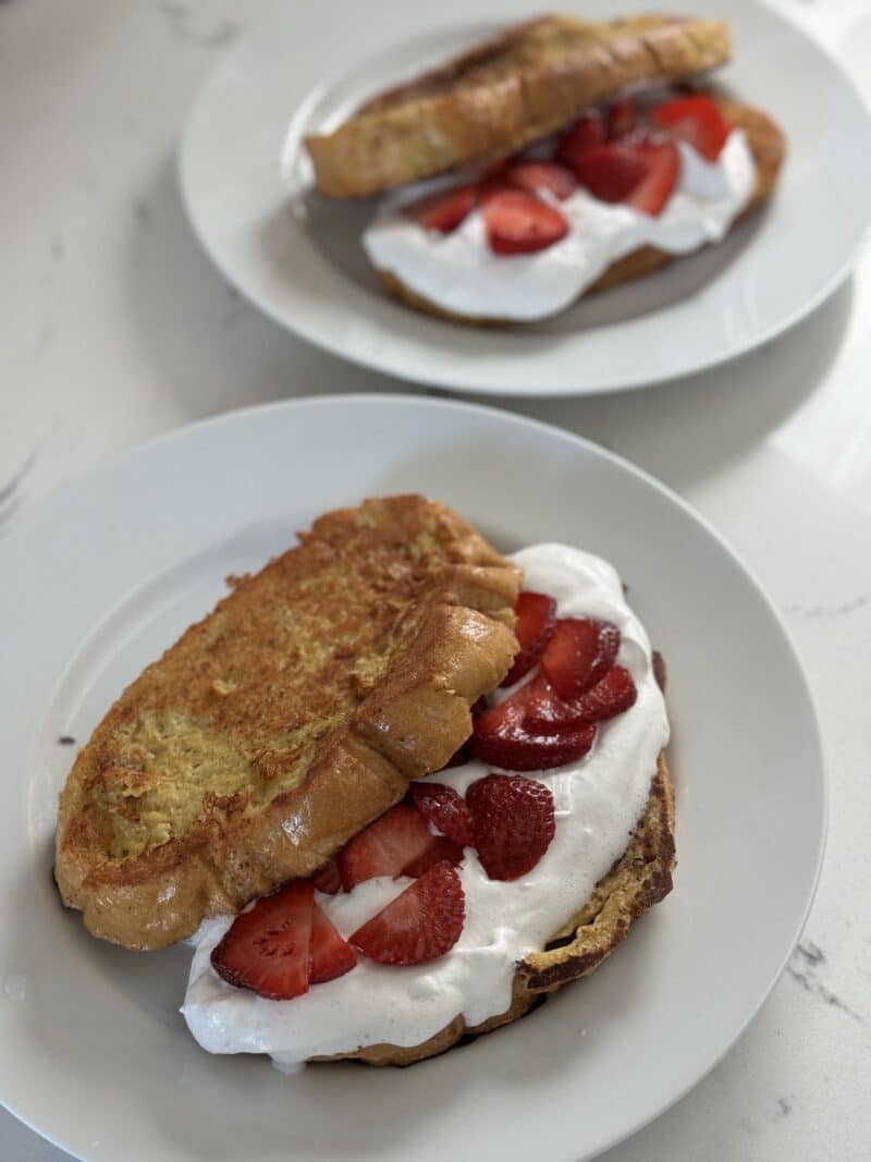 vegan stuffed french toast recipe healthy voyager