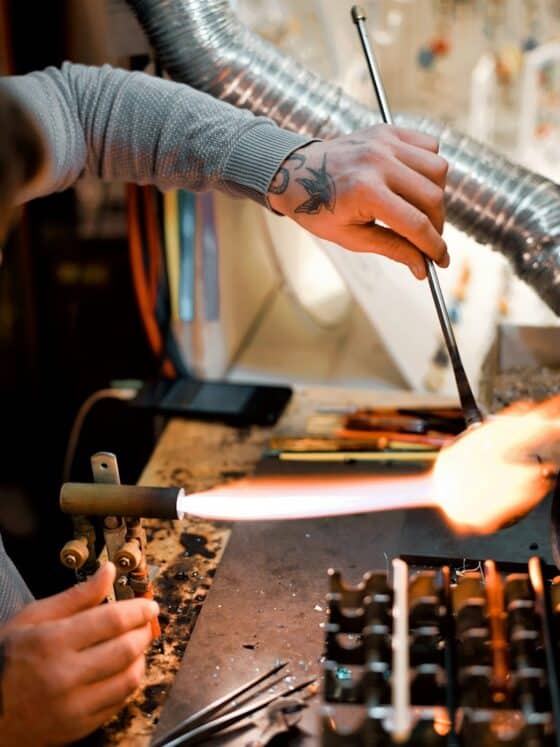 glass blowing
