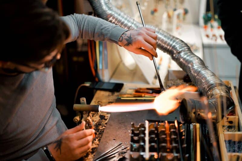glass blowing