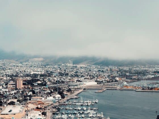 city buildings near body of water during daytime